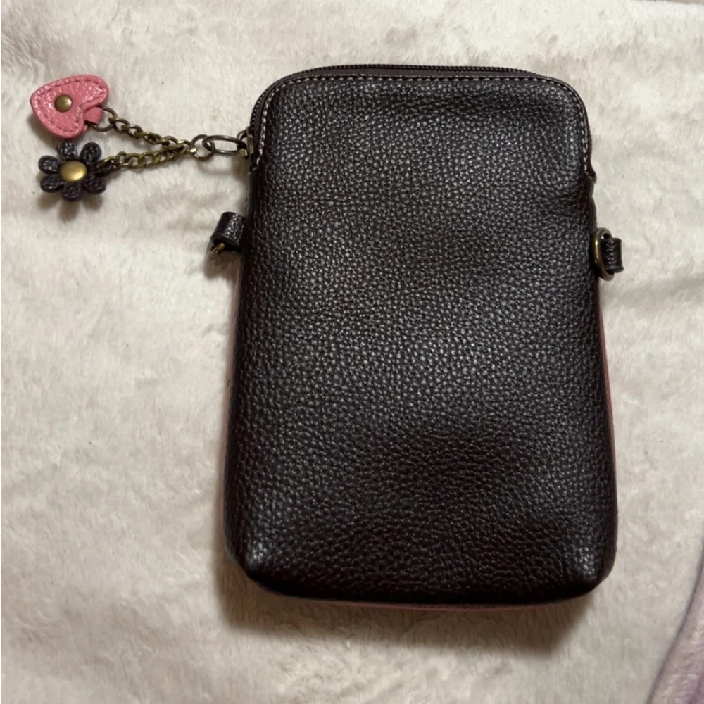 Chala Pink and Black Unicorn Crossbody